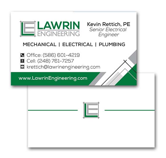 Lawrin Engineering Business Card