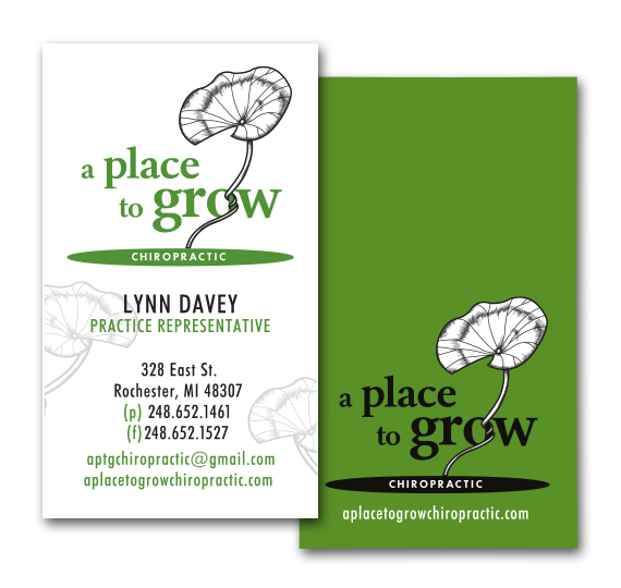 A Place To Grow Business Card