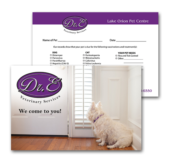 Dr E reminder card