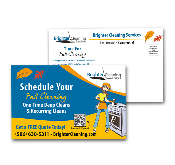 Brighter Cleaning Rackcard