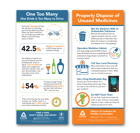 Alliance Drug Disposal Rackcard